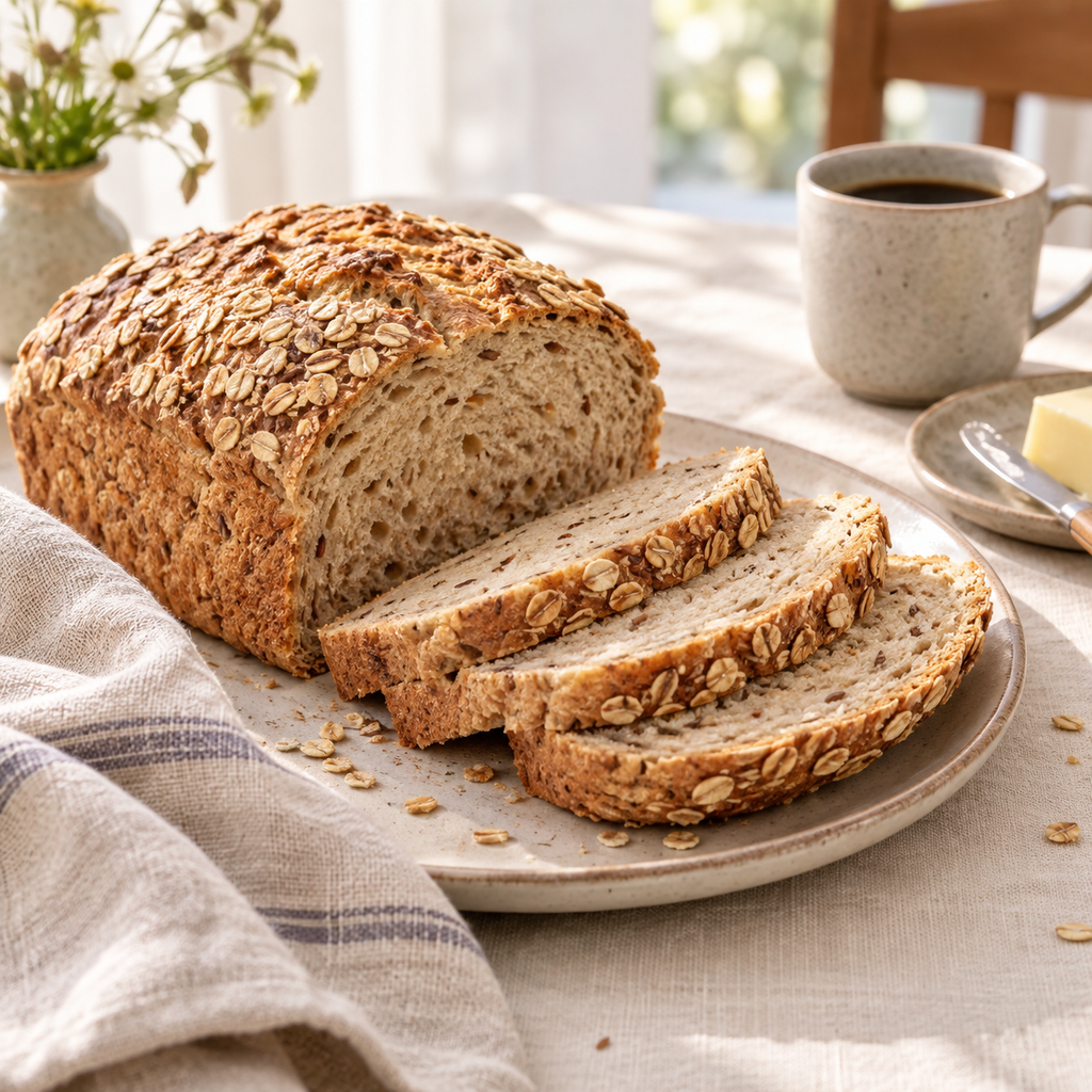 Pan tierno de avena y cebada 500 g bolsa de mezcla para pan con pan preparado e ingredientes secos